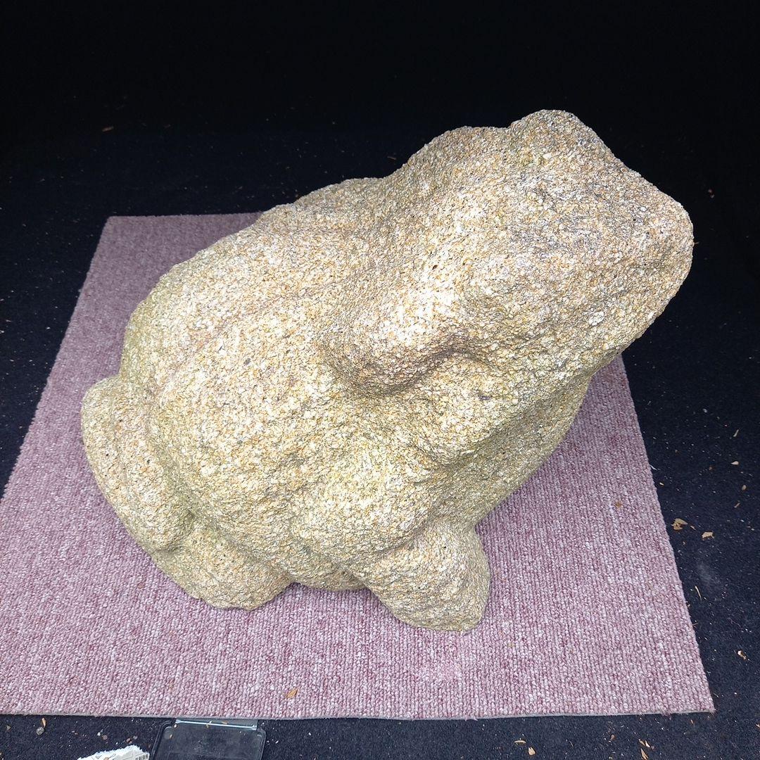 石のカエルの置物　重さ36㎏　アンティーク