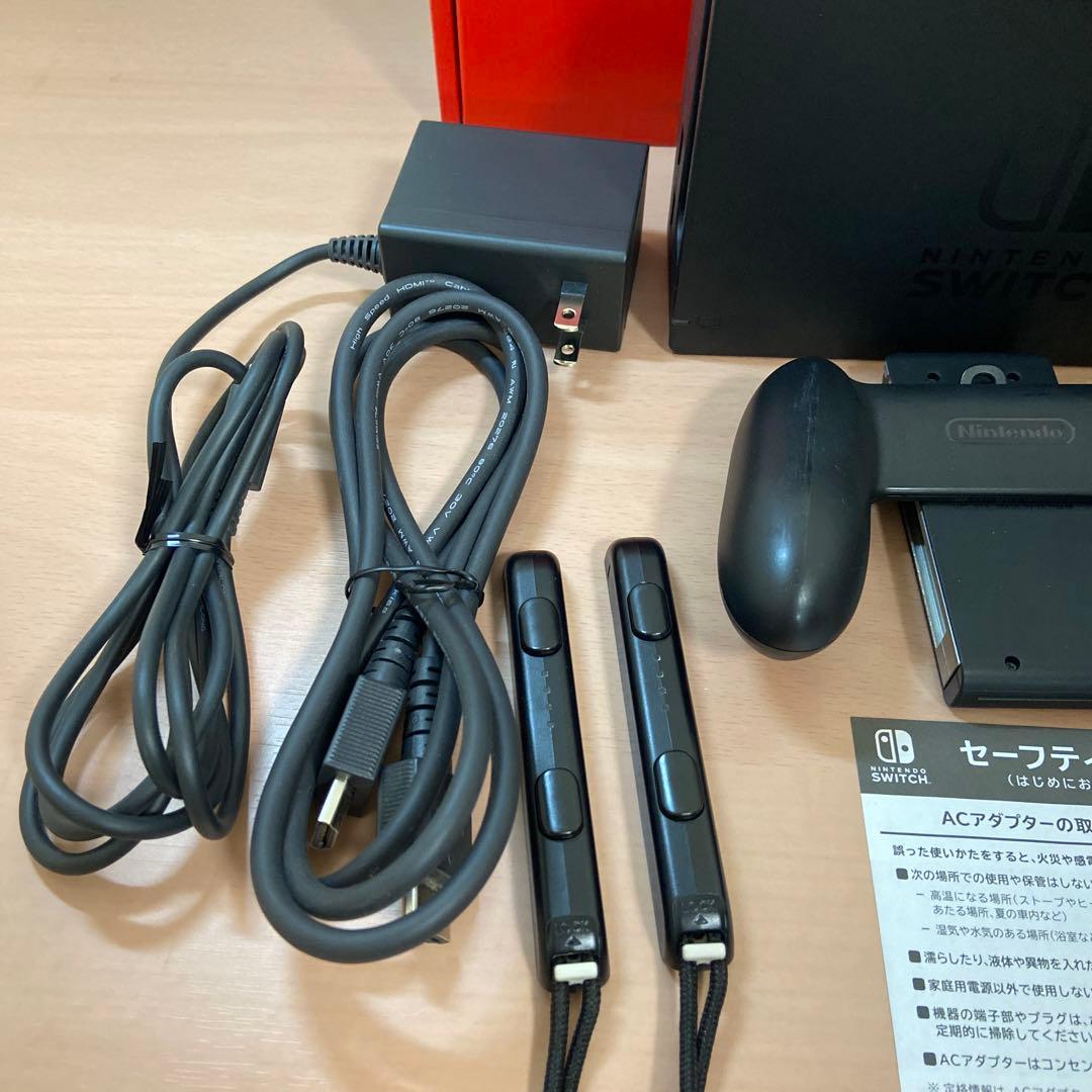 Nintendo Switch 本体 グレー バッテリー強化 メモリーカード付