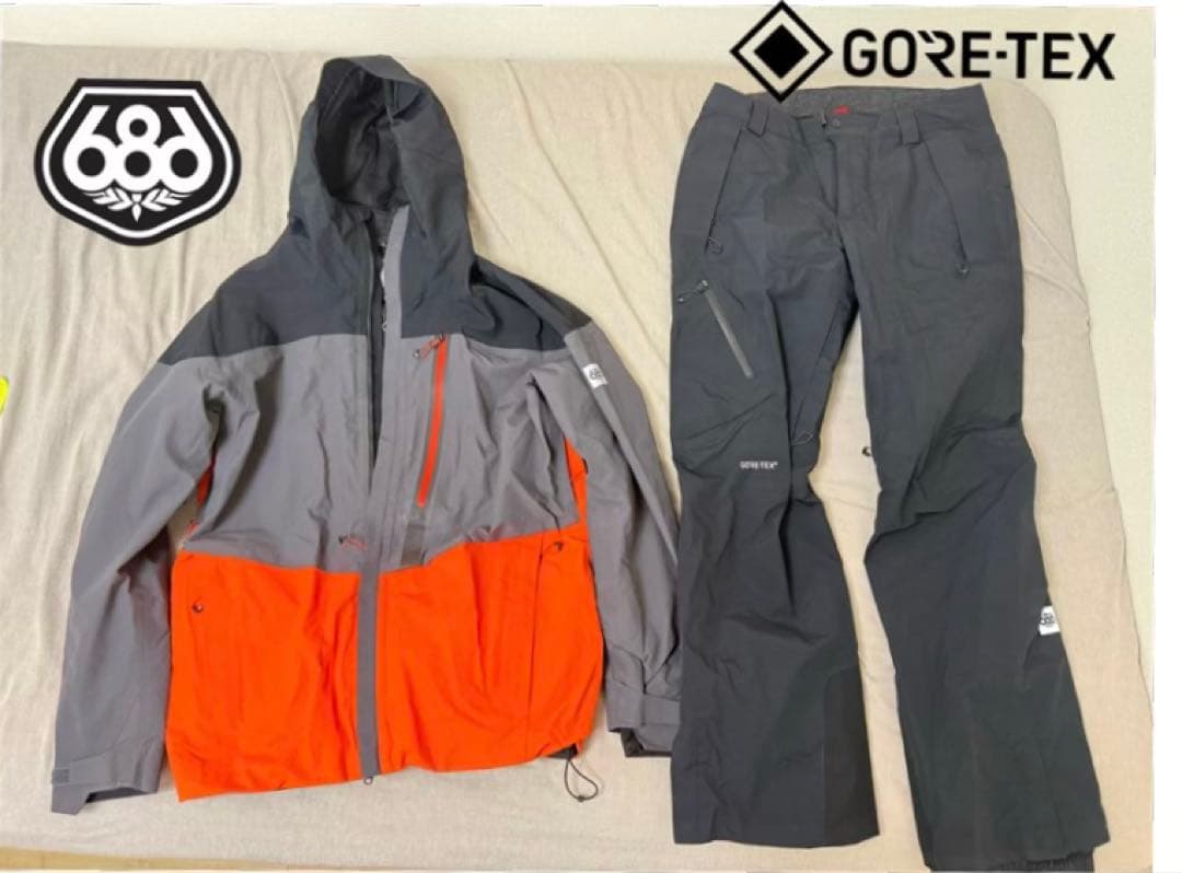 686 GORE-TEX スノーボードウェア上下セット
