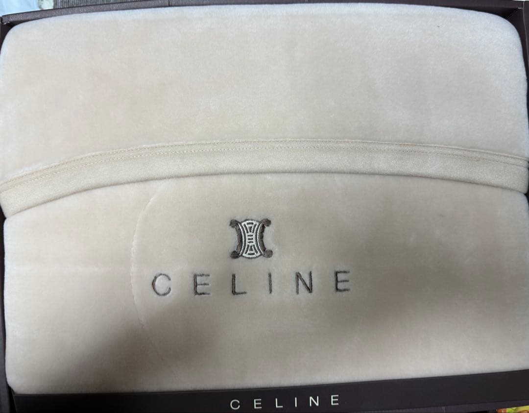 CELINE セリーヌ アクリルニューマイヤー毛布　新品　　シングル
