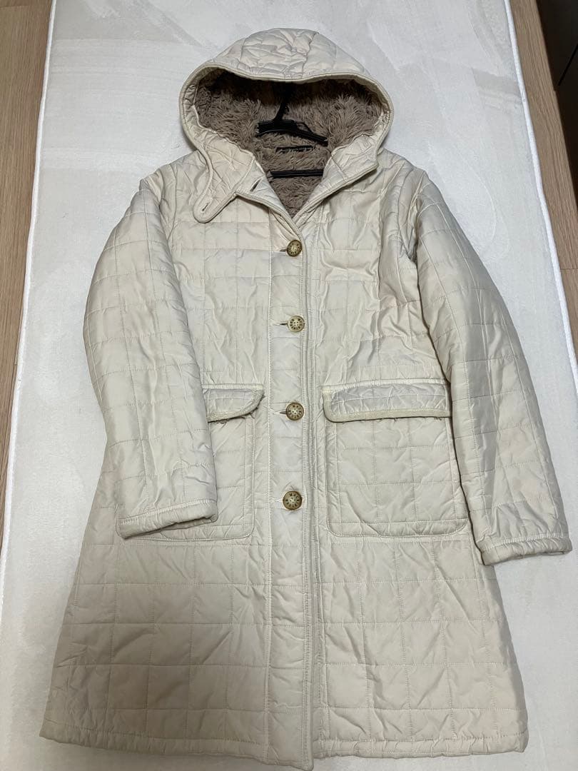 マッキントッシュ　スコットランド英国製キルティングコート裏ボア　美品　M〜L