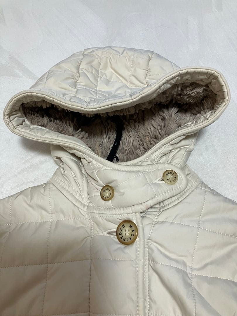 マッキントッシュ　スコットランド英国製キルティングコート裏ボア　美品　M〜L