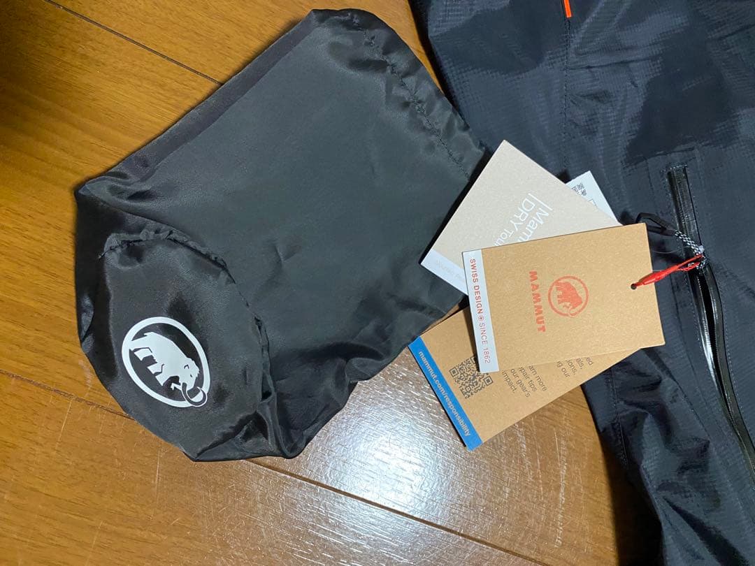 新品MAMMUTマムートマイクロレイヤー2.0シェルフーデッドジャケットメンズL