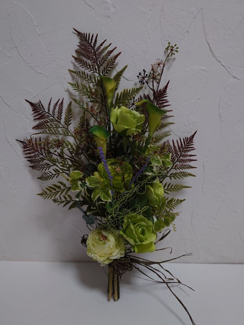 【2束】造花 ブーケ フラワー flower ウエディングブーケ 植物 緑