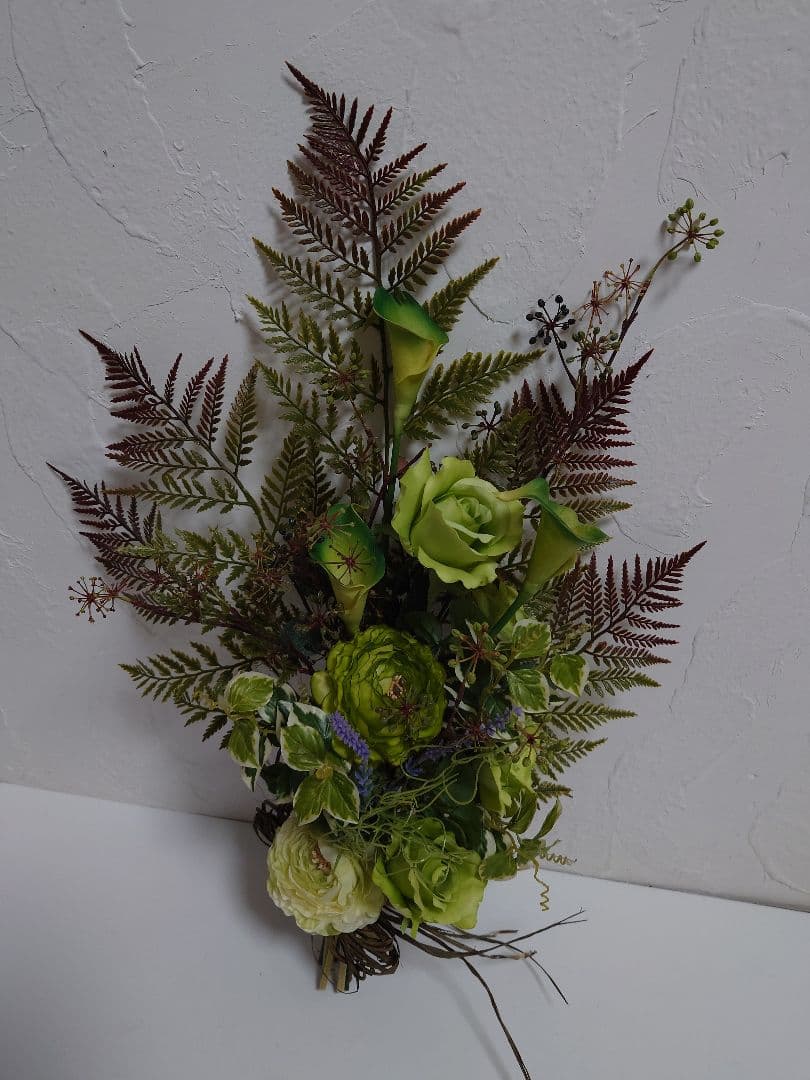 【2束】造花 ブーケ フラワー flower ウエディングブーケ 植物 緑