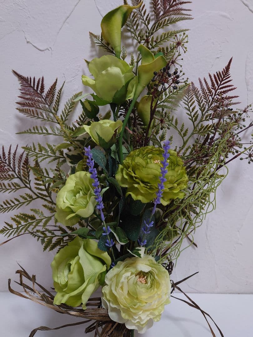 【2束】造花 ブーケ フラワー flower ウエディングブーケ 植物 緑