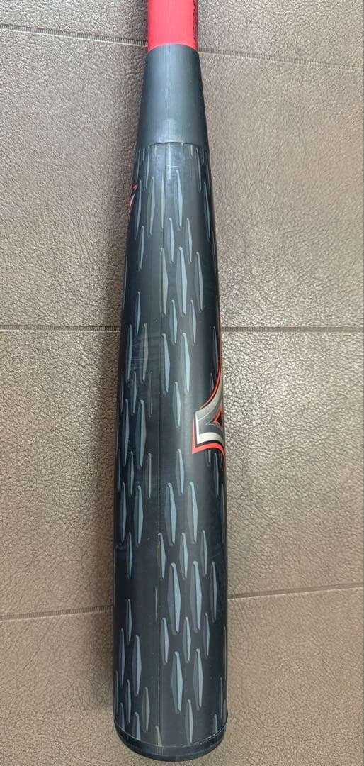 ミズノ　ビヨンドマックスレガシーメタル 軟式バット 黒/赤 専用ケース付き