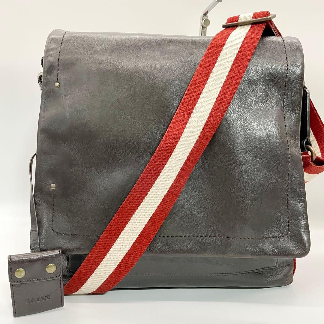 バリー レザー ショルダーバッグ メッセンジャー トレインスポッティング 茶色