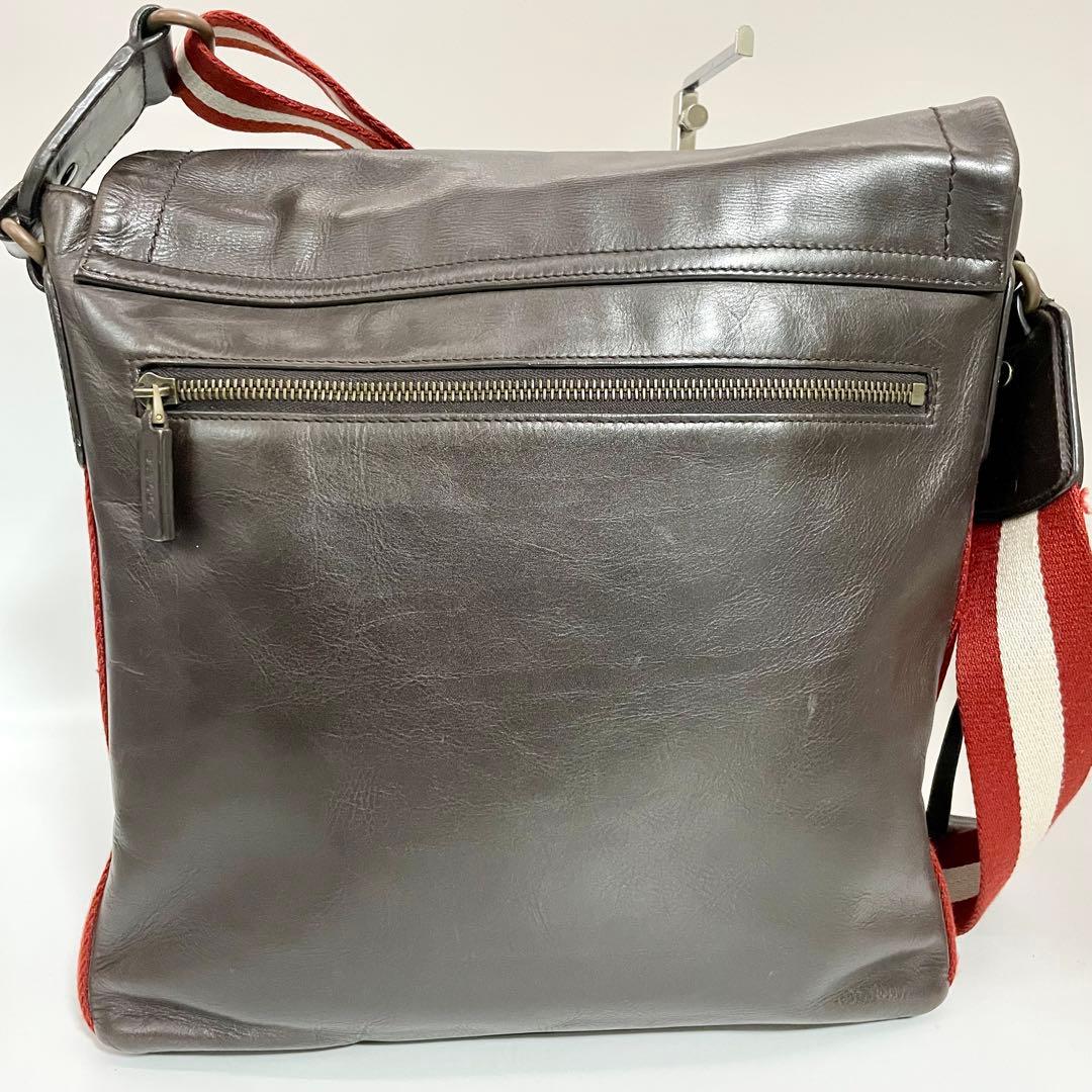 バリー レザー ショルダーバッグ メッセンジャー トレインスポッティング 茶色