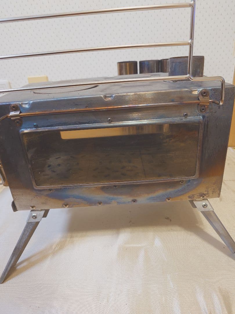 SENQI 薪ストーブセット(追加煙突各種、煙突プロテクター、ワイヤーブラシ等）