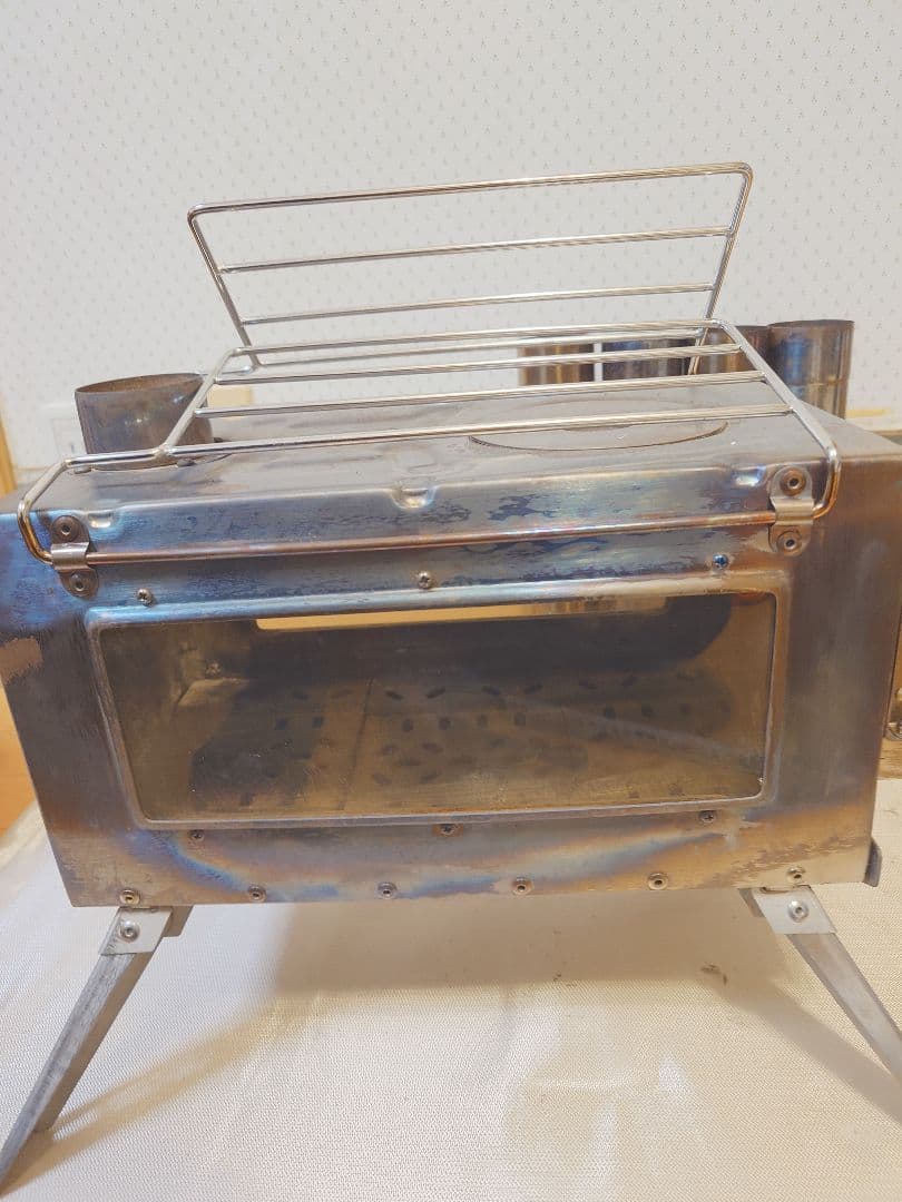 SENQI 薪ストーブセット(追加煙突各種、煙突プロテクター、ワイヤーブラシ等）