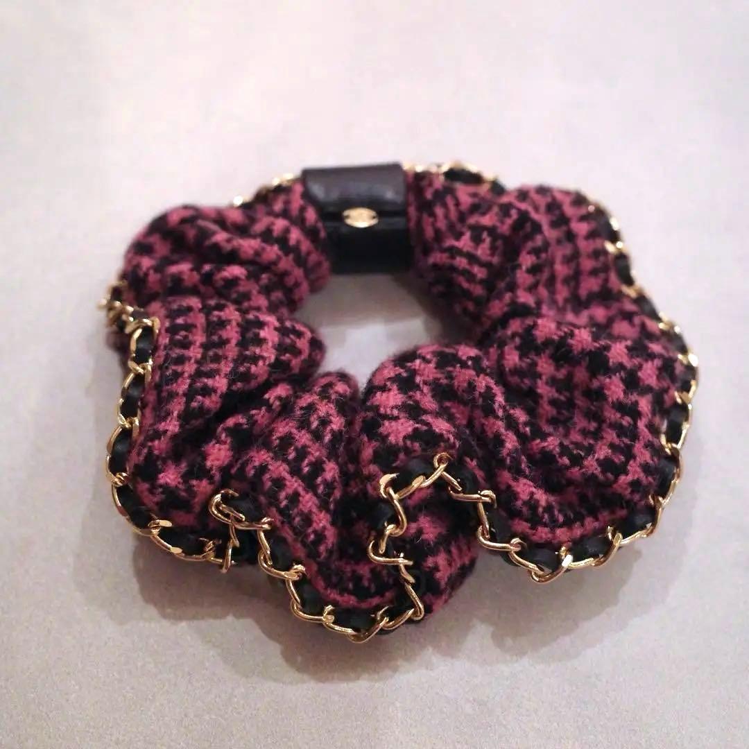 【CHANEL】シャネルツイード シュシュ