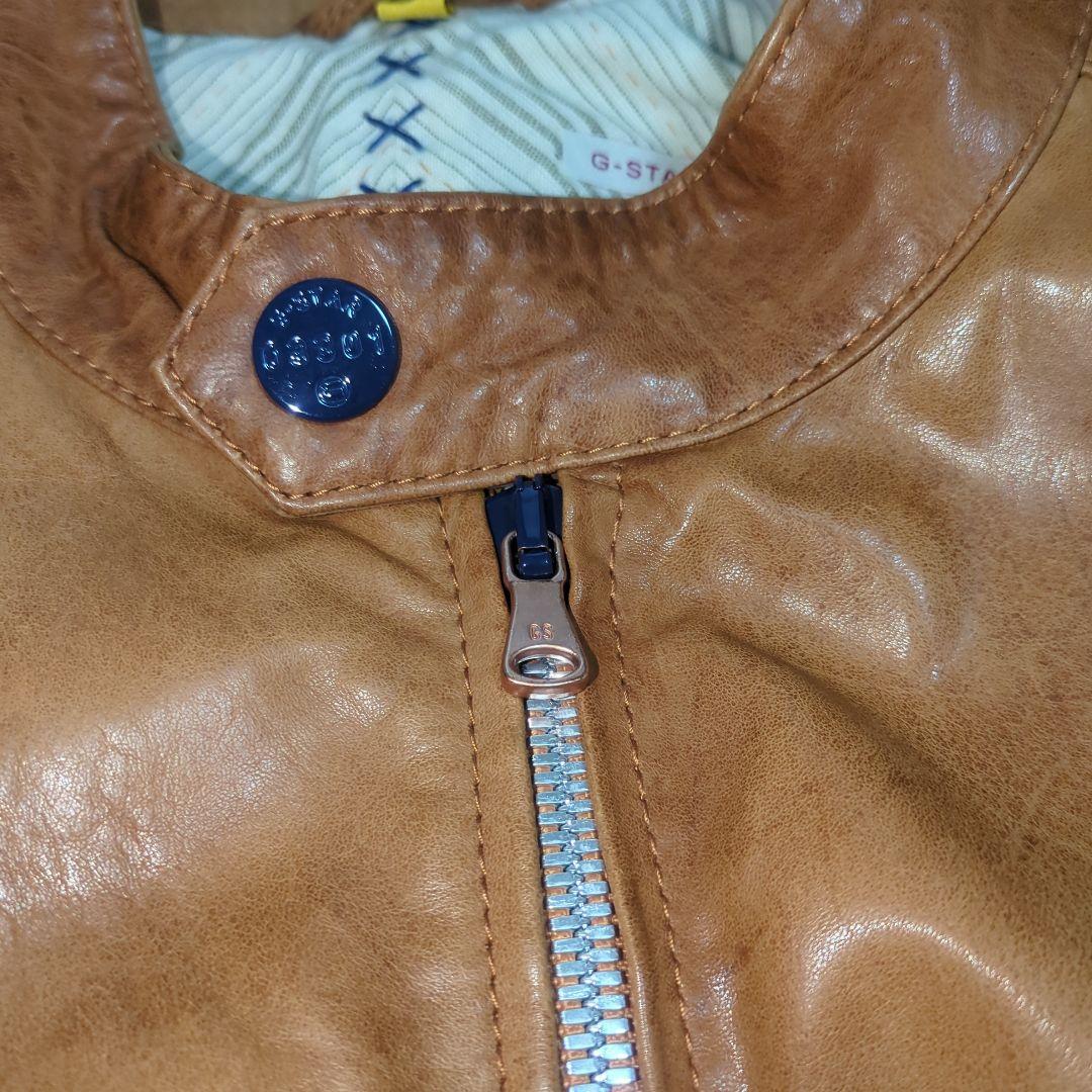 ※未使用新品※G-STAR RAW レザージャケット（羊革）