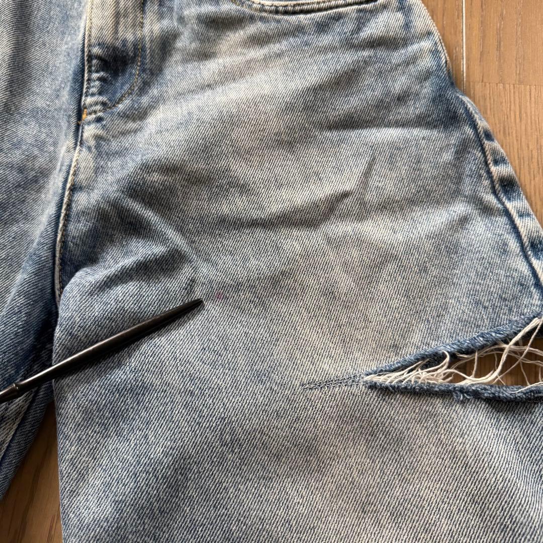 サイズ36 maison margiela カットアウトデニム