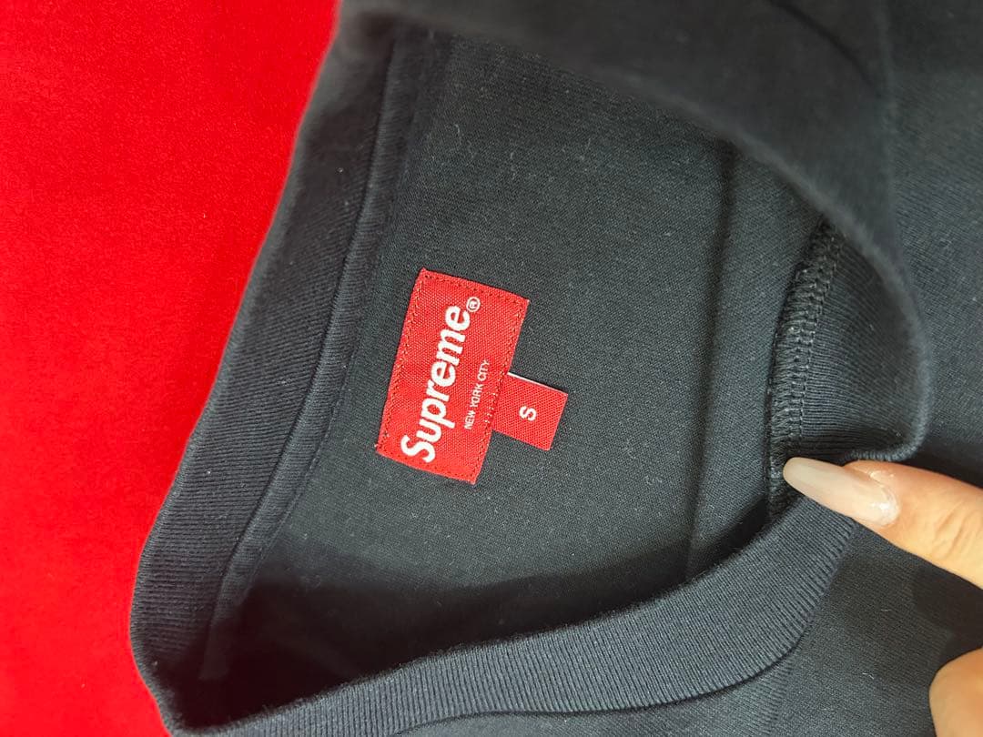 Supreme ブラック ロングスリーブ Tシャツ S