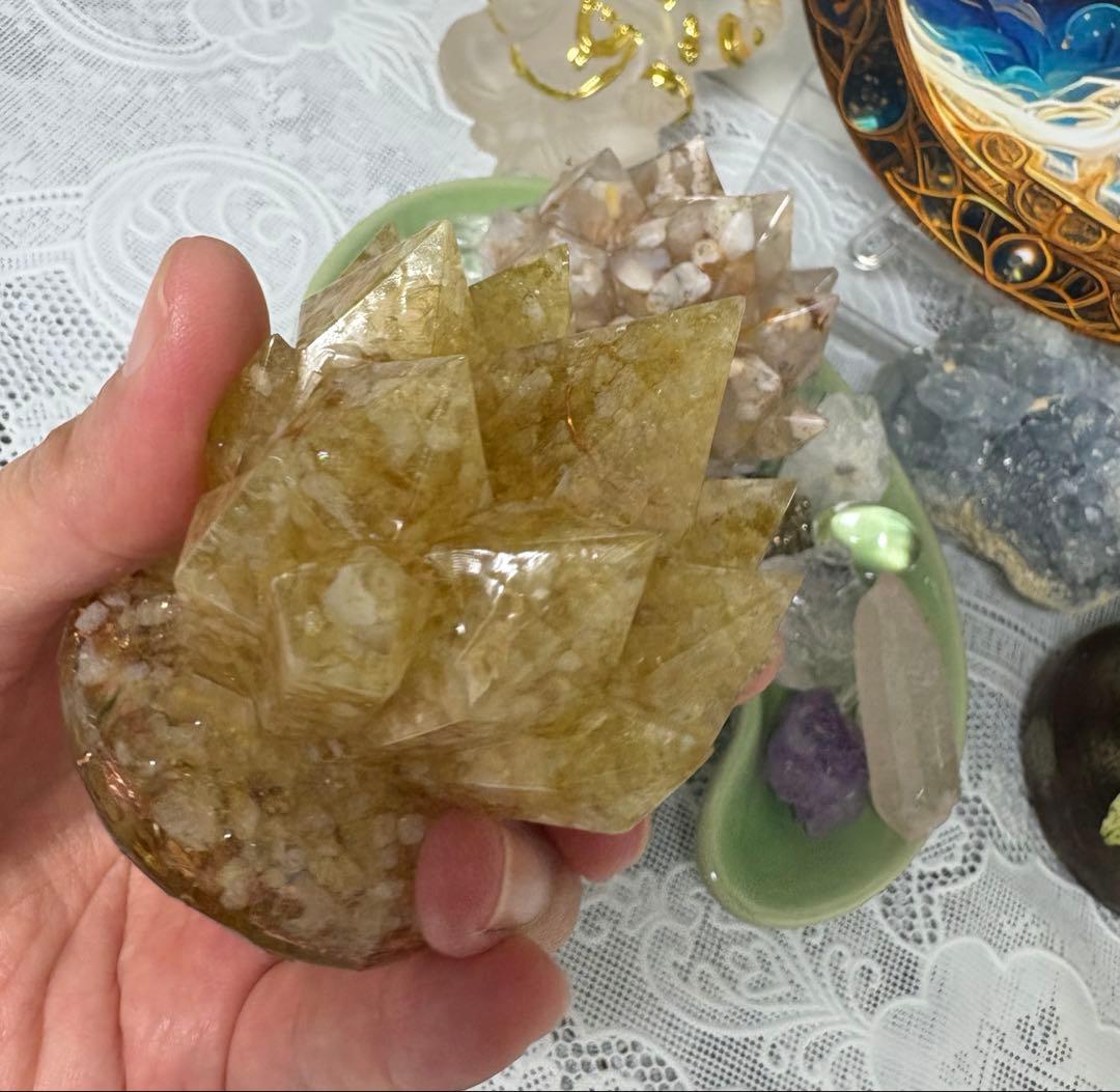 オルゴナイト クラスター 桜瑪瑙