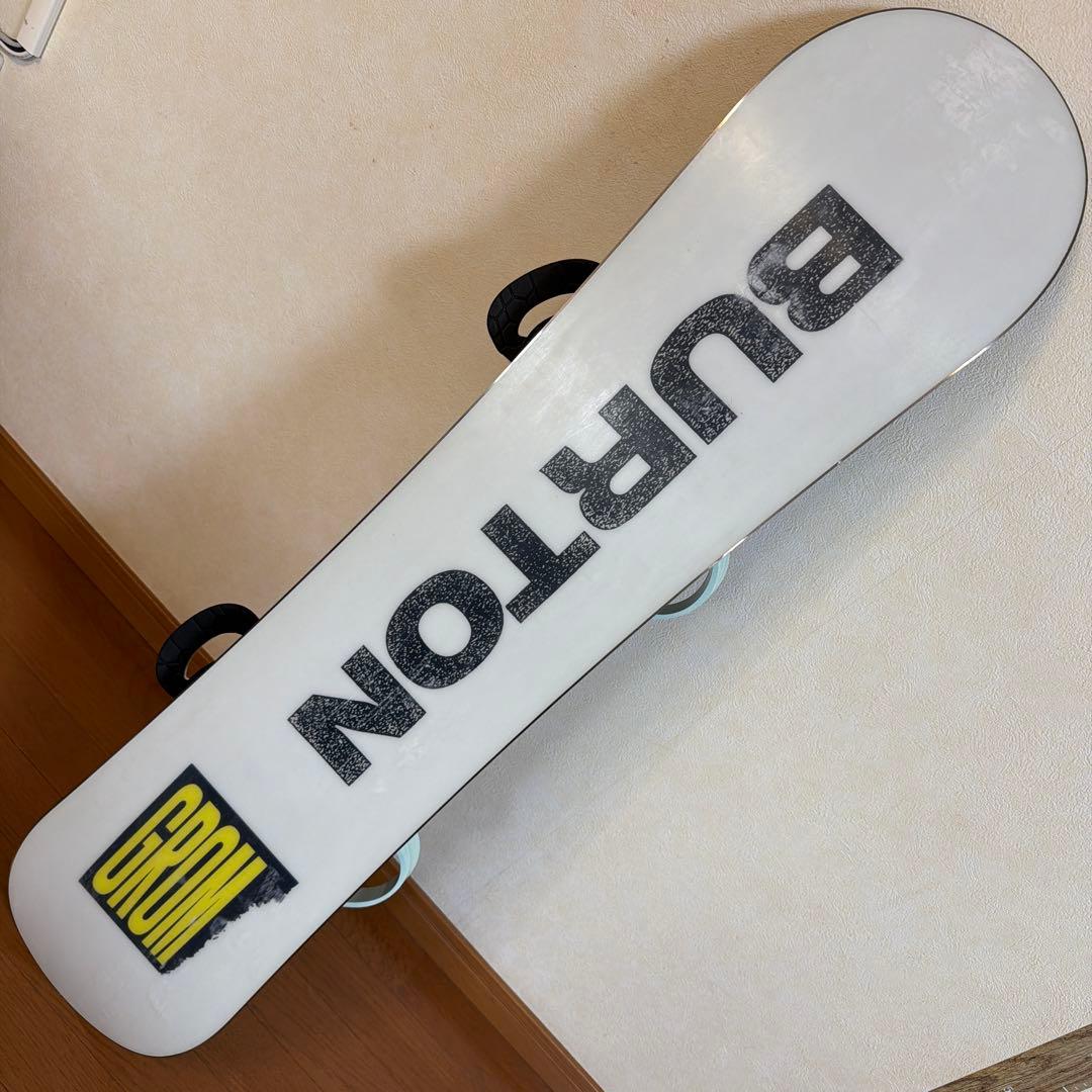 【美品】バートン キッズ スノーボード 3点 板:120cm、ブーツ：24cm