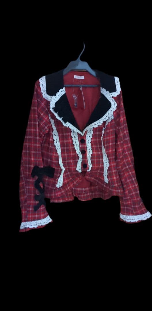 シャルミエール新品タグ付きタータンジャケット