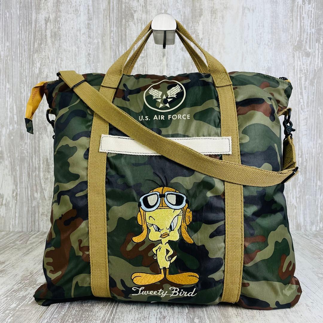 【美品】TOYS McCOY ヘルメットバッグ　トゥイティー　迷彩【2way】