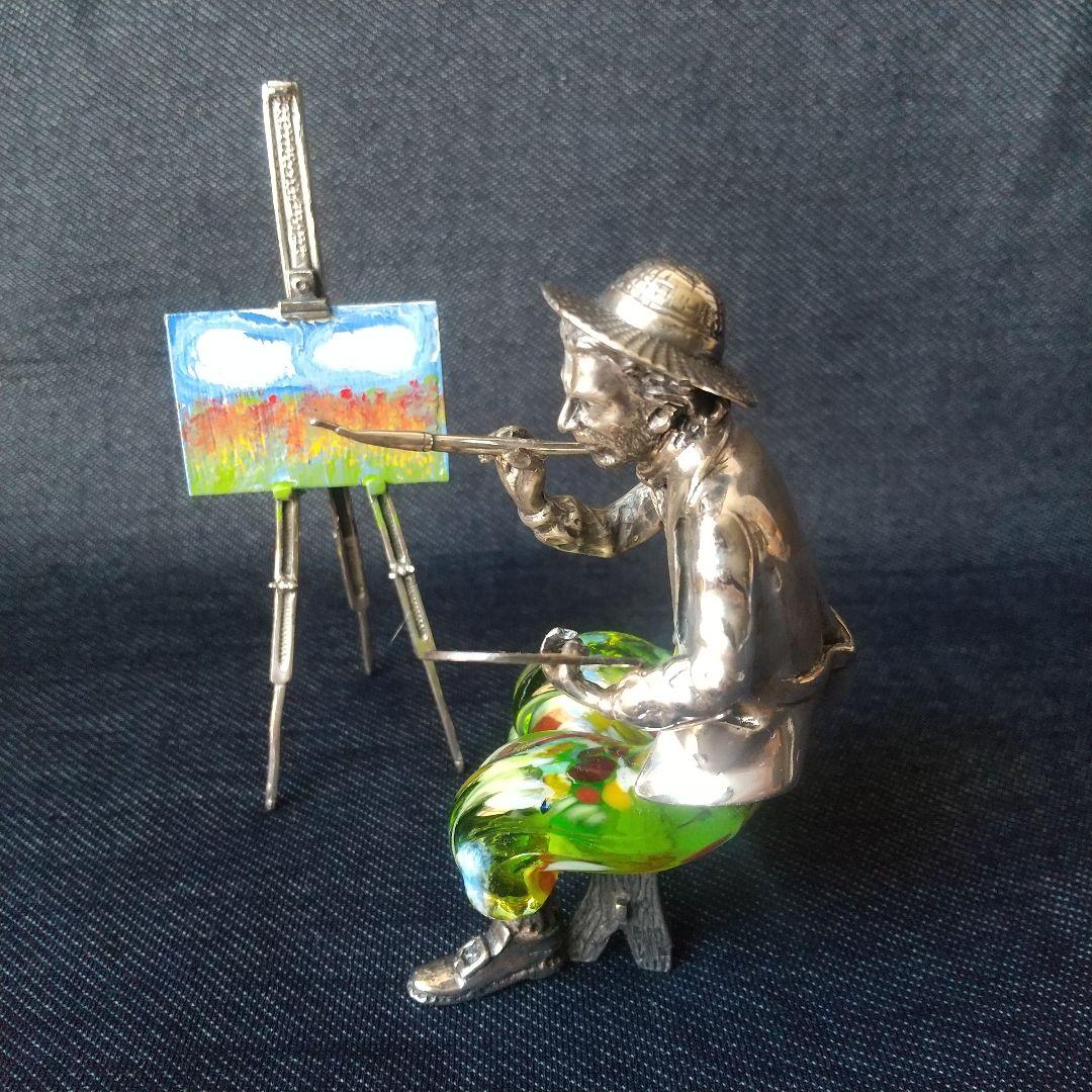 Pagliacci D'Argento　スターリングシルバー&ヴェネチアンガラス