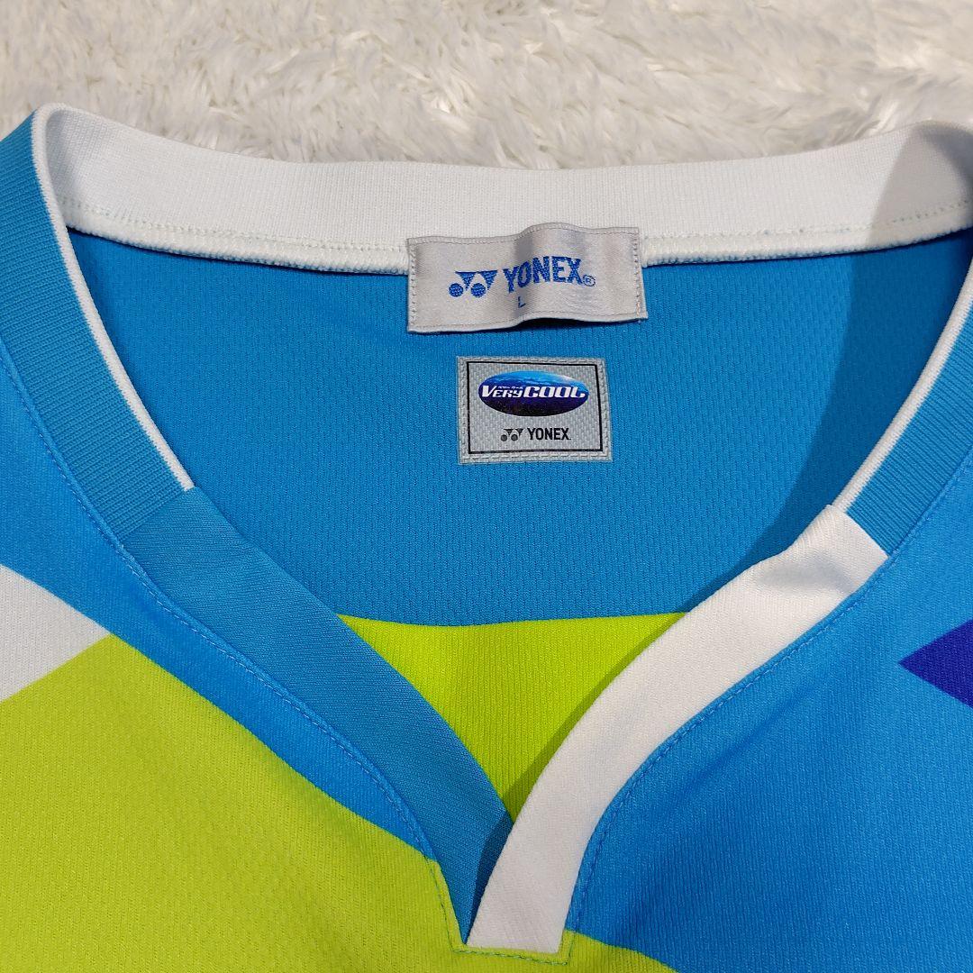 【代表モデル】YONEX　バトミントン　ゲームシャツ　Ｌサイズ