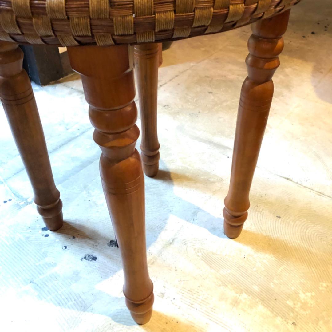 【昭和レトロ】サイドテーブル　木製　机　ディスプレイ　アンティーク　蚤の市