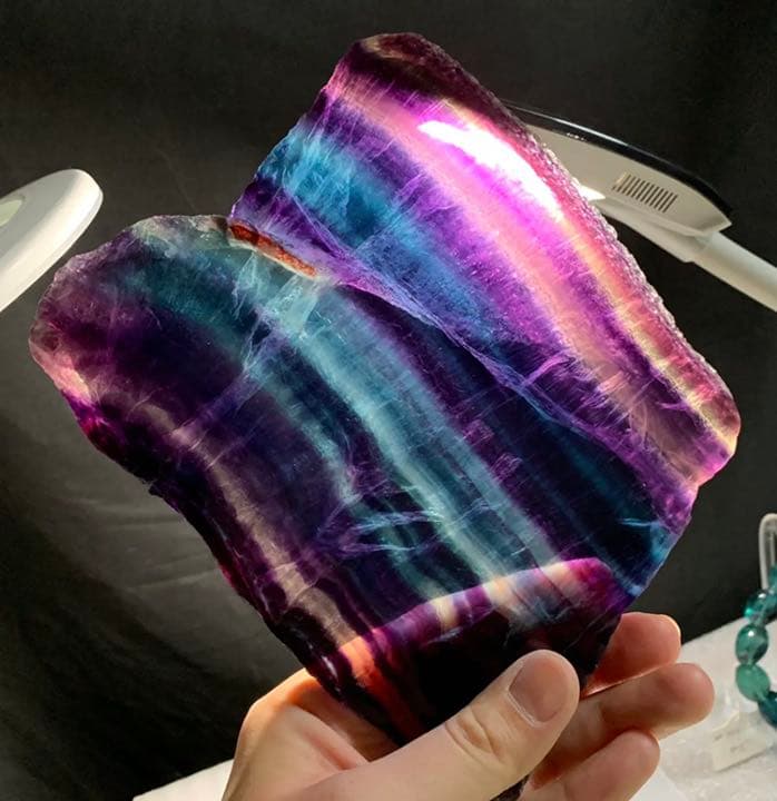 ALLSALE☆超透明☆美グラデーション・フローライト プレート