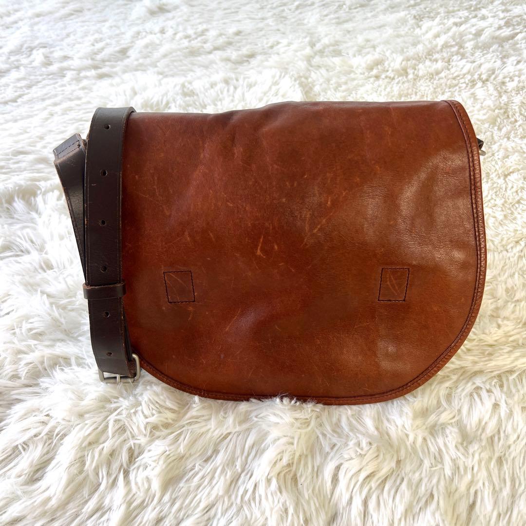 MARGARET HOWELL PORTER レザー ショルダーバッグ