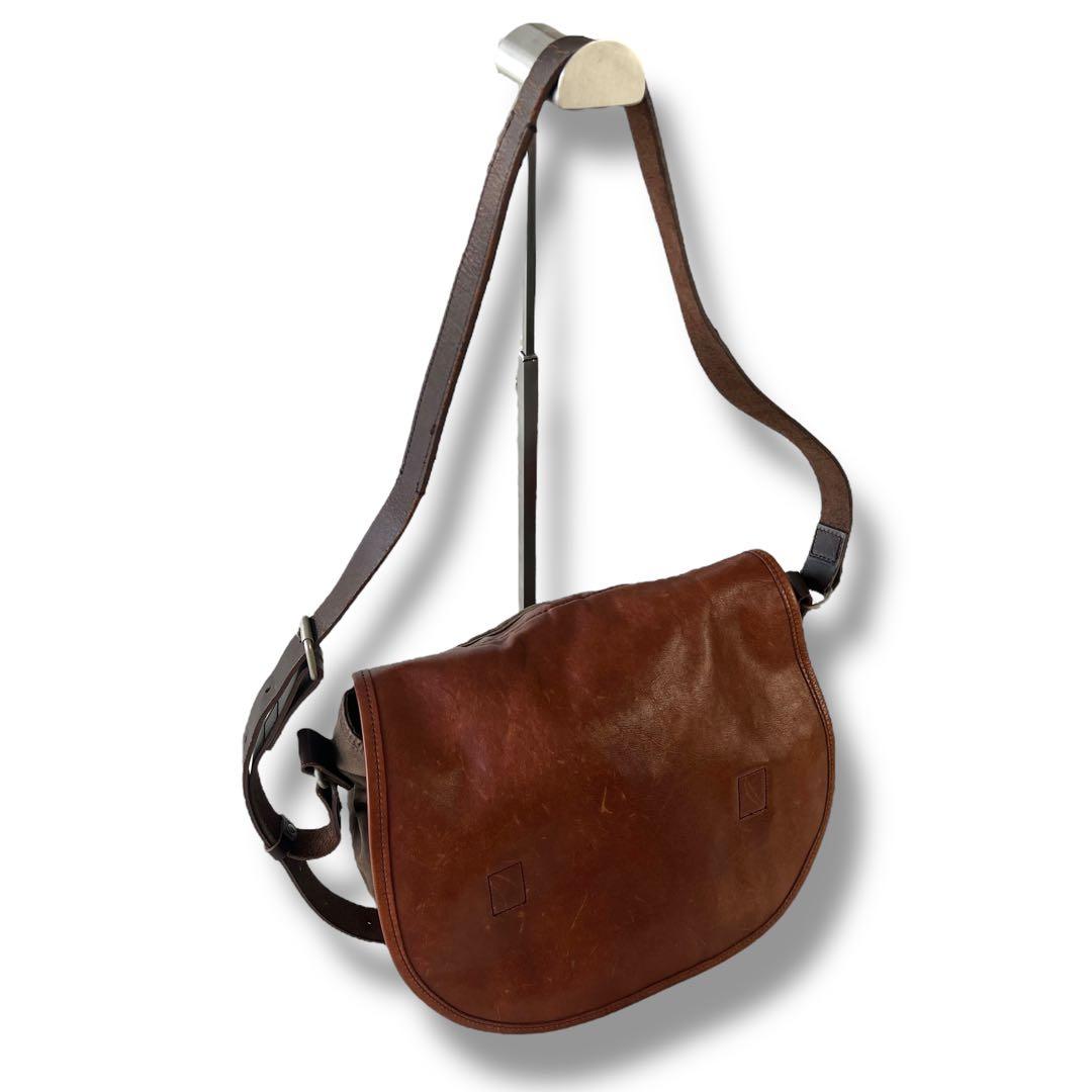 MARGARET HOWELL PORTER レザー ショルダーバッグ