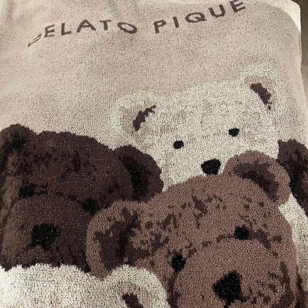 ジェラートピケ ピケベアマルチカバー