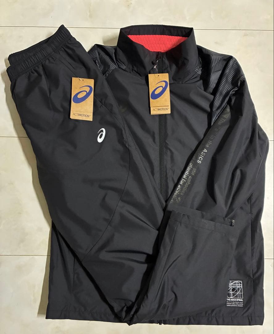 モ*ジ様 【新品未使用】ASICS/裏トリコットグラフィックウインドブレーカージ