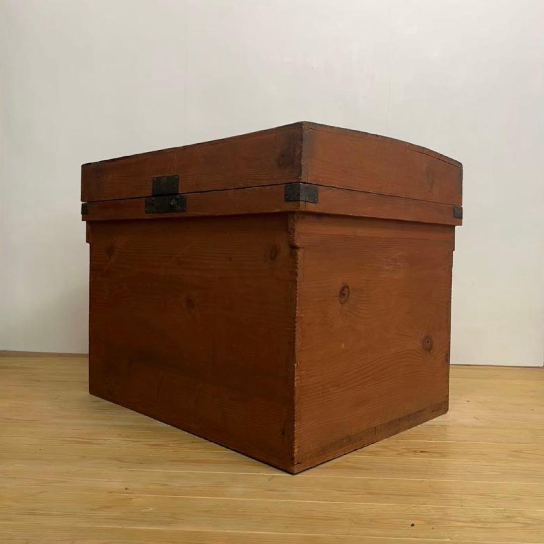 大型　木箱　飾り台　M083　古道具　古家具　和家具　ビンテージ　アンティーク