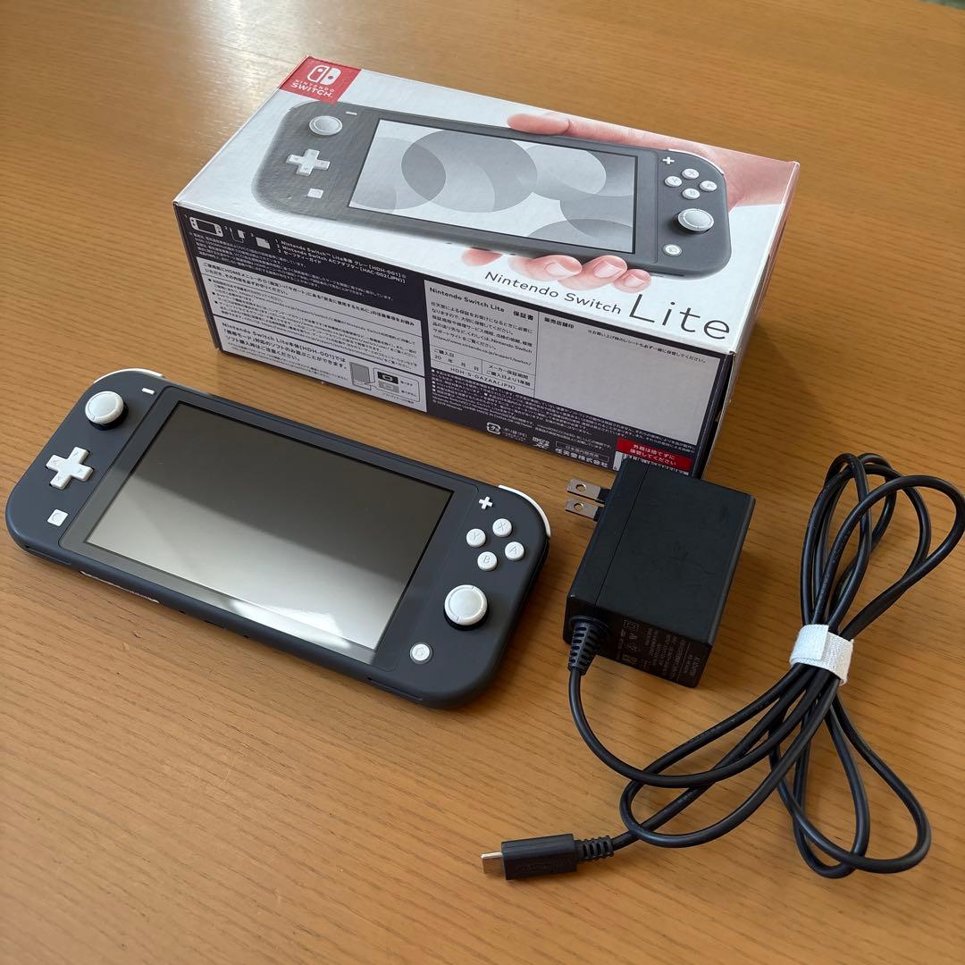 Nintendo Switch Lite グレー 本体 2021年製