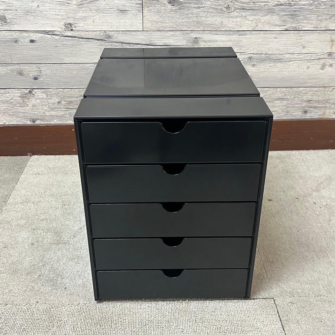 USM イノス ボックス 5段クローズ 色：graphiteblack （３）