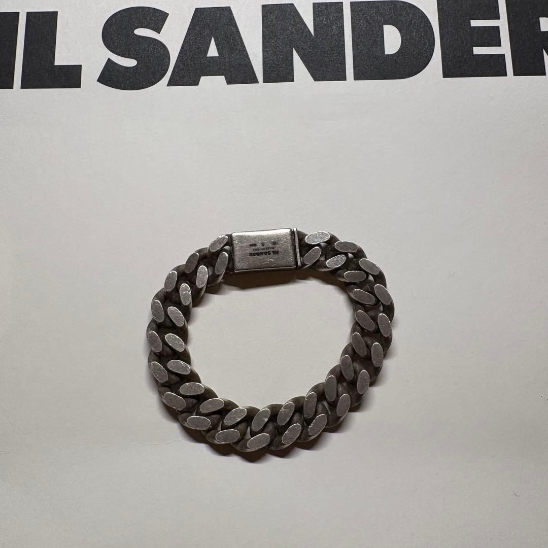 JIL SANDER シルバーチェーン　ブレスレット　ジルサンダー