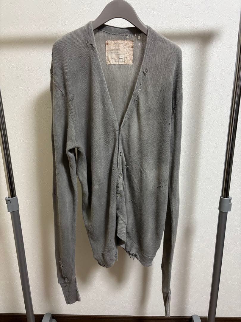 hy0825　 RESURRECTION ダメージ加工 カーディガン