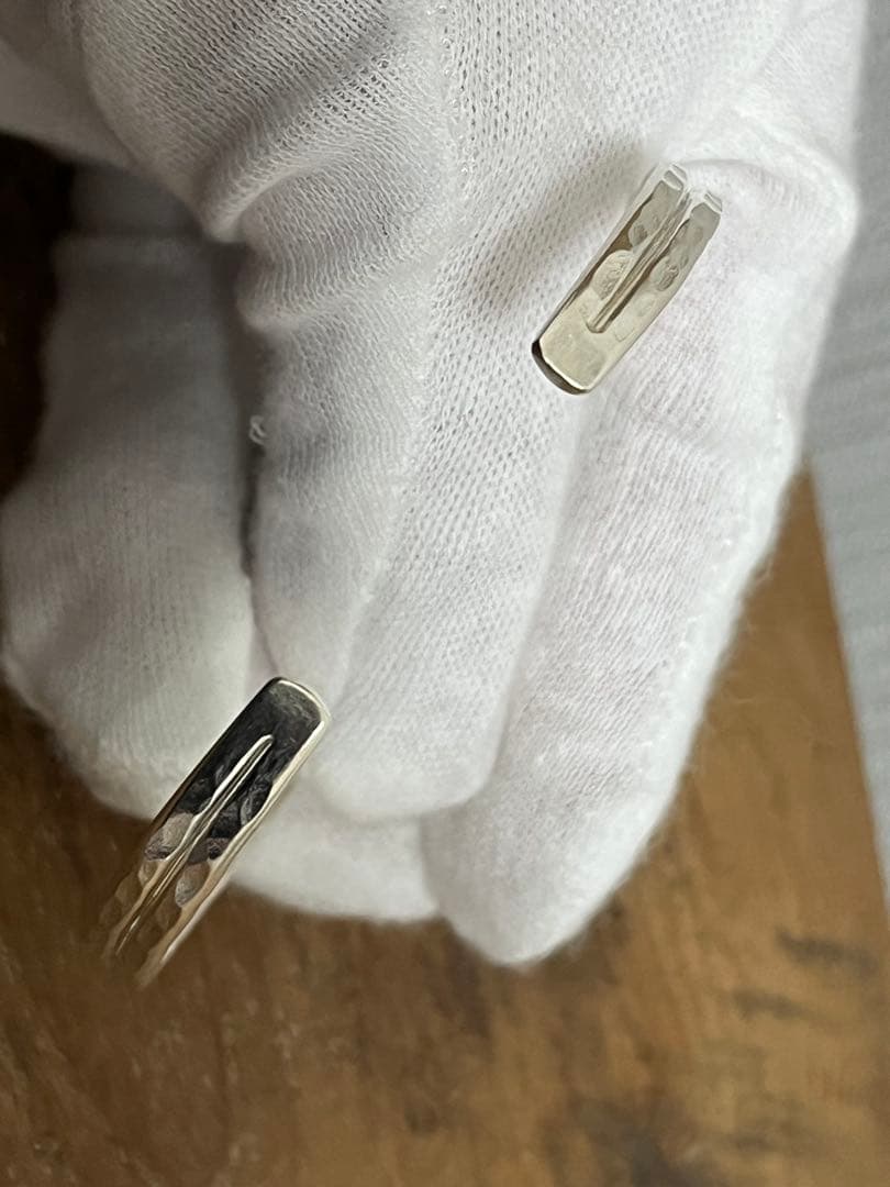 新品・未使用〖タイ購入〗カレンシルバー バングル ブレスレット 男女兼用