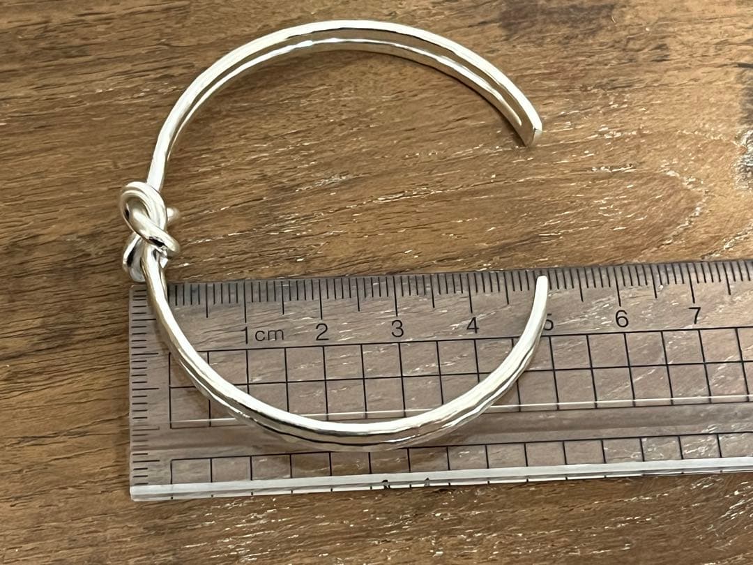 新品・未使用〖タイ購入〗カレンシルバー バングル ブレスレット 男女兼用