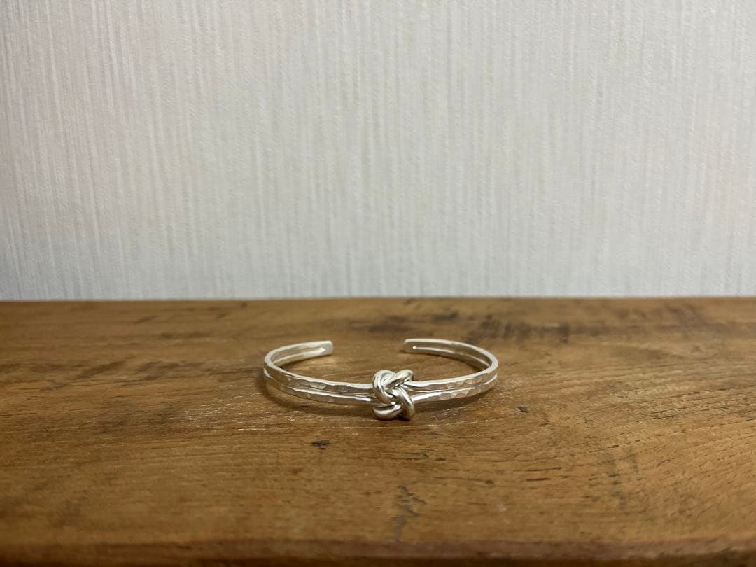 新品・未使用〖タイ購入〗カレンシルバー バングル ブレスレット 男女兼用