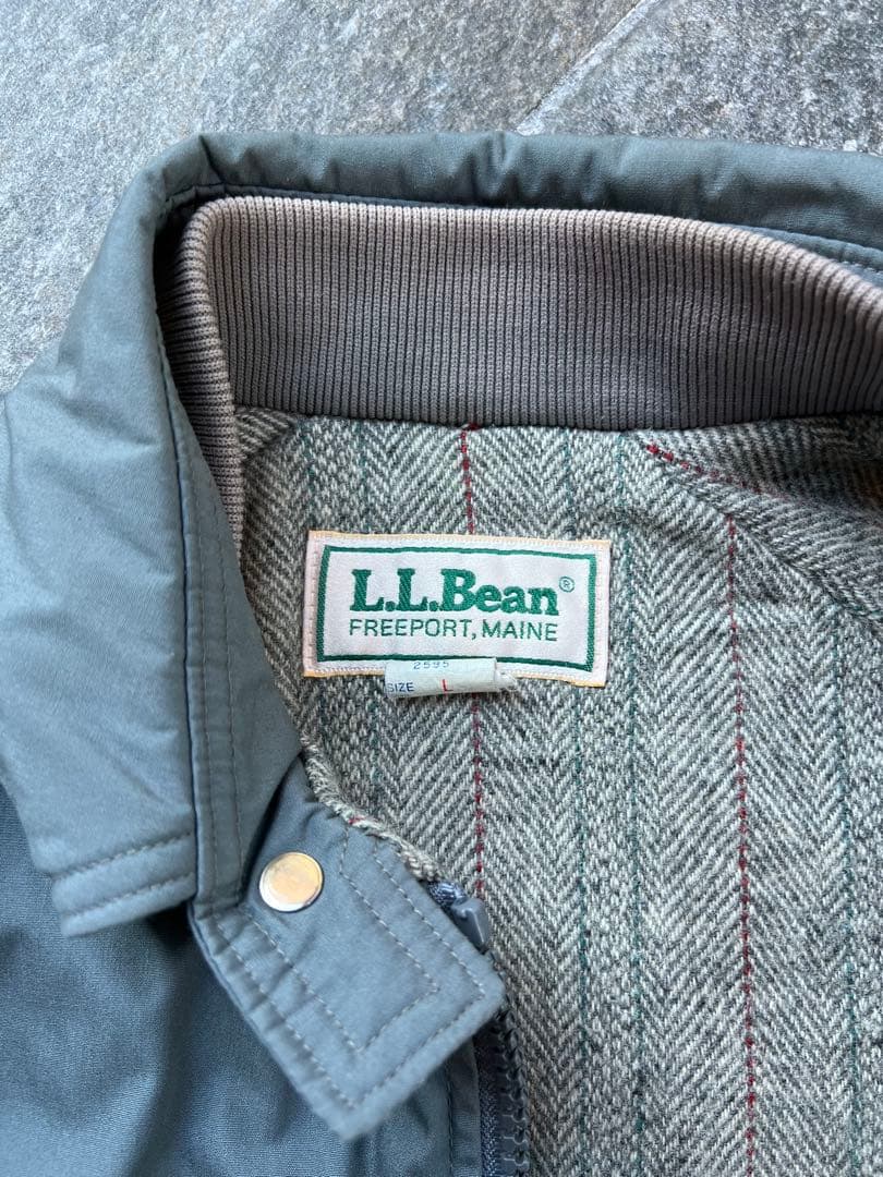 【USA製】80s L.L.Beanストームコート一枚袖Lサイズ希少カラー
