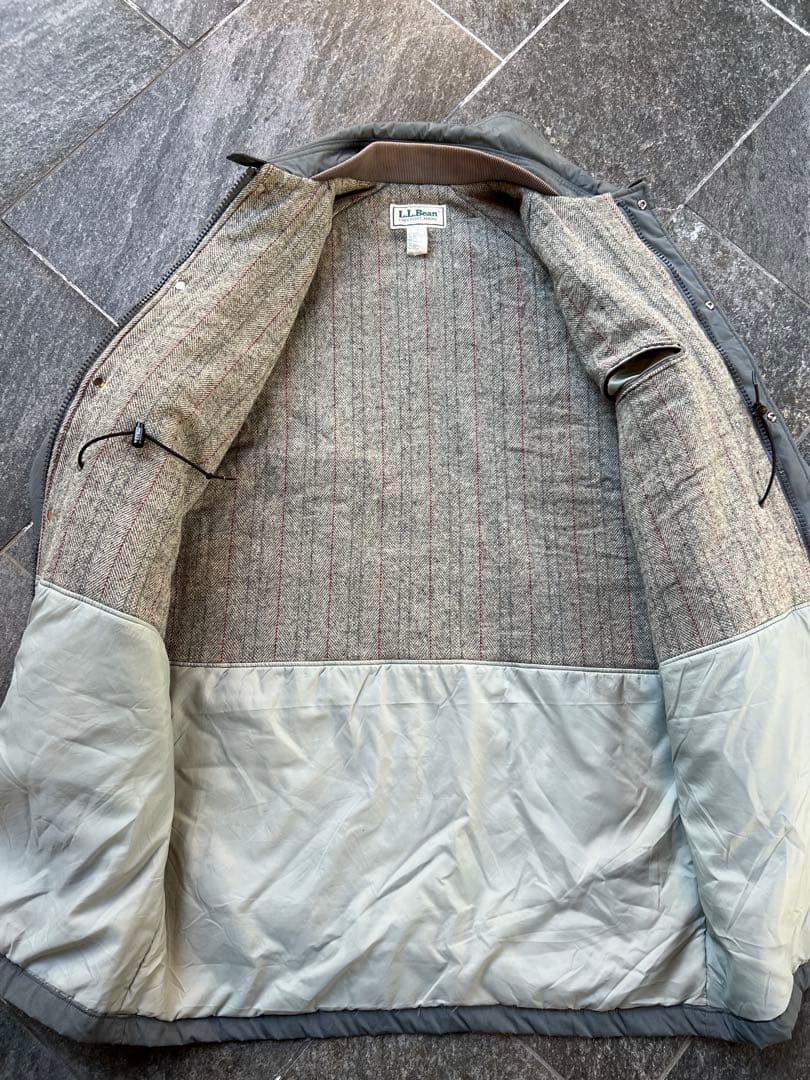 【USA製】80s L.L.Beanストームコート一枚袖Lサイズ希少カラー