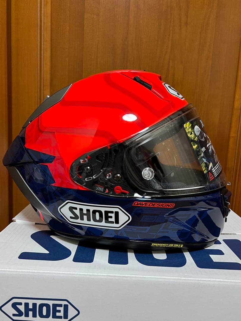 SHOEI X-Fifteen マルケス7 S Kee Perコーティング済み
