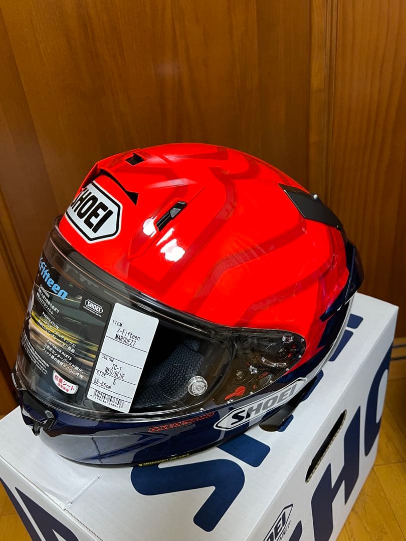 SHOEI X-Fifteen マルケス7 S Kee Perコーティング済み