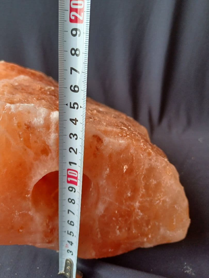 ヒマラヤ岩塩 置物 ピンク　ランプ