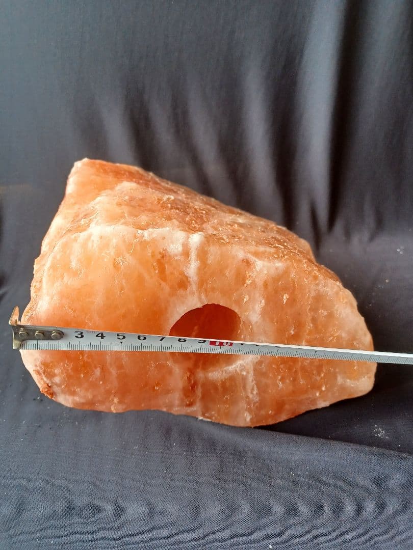 ヒマラヤ岩塩 置物 ピンク　ランプ