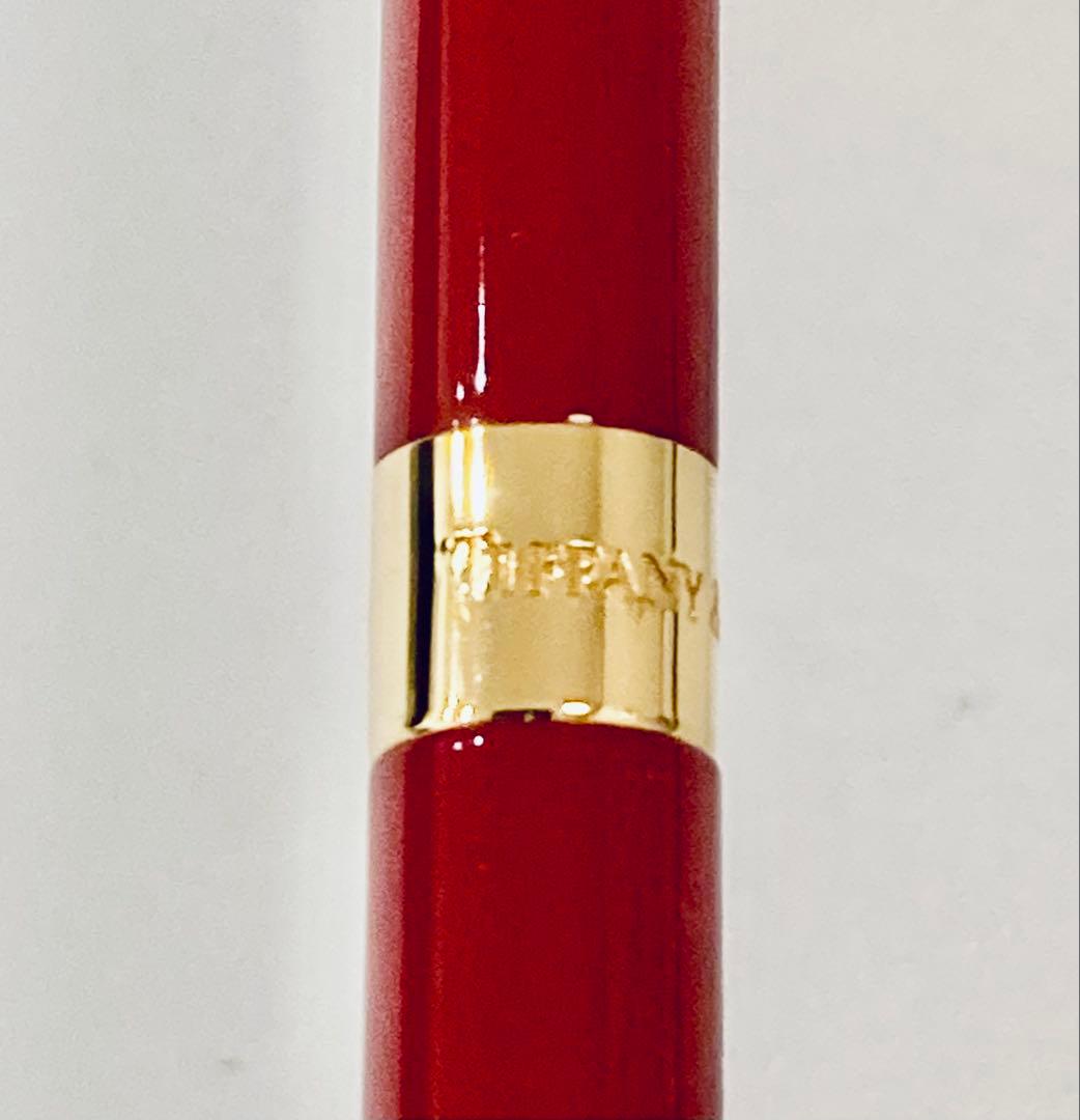 西ドイツ製◆ティファニー高級ボールペン Tiffany&Co.ケース付 ボルドー
