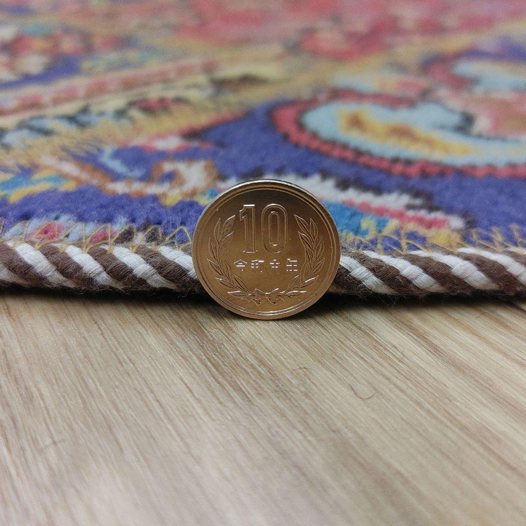 ペルシャ絨毯 パッチワーク アンティーク 100x100手織り クリーニング済み