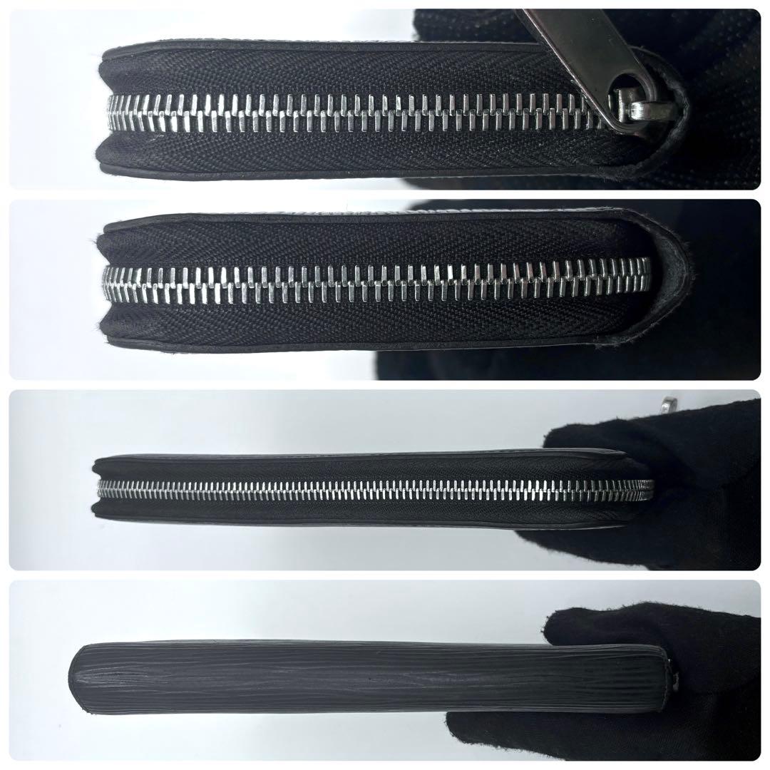 【新型】ルイヴィトン　エピ　ジッピーウォレット 　ブラック　ノワール　黒　長財布