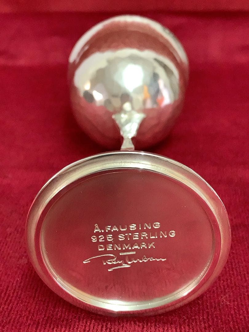 『北欧・銀の詩人』Silversmeden Rey Urban925Sゴブレット