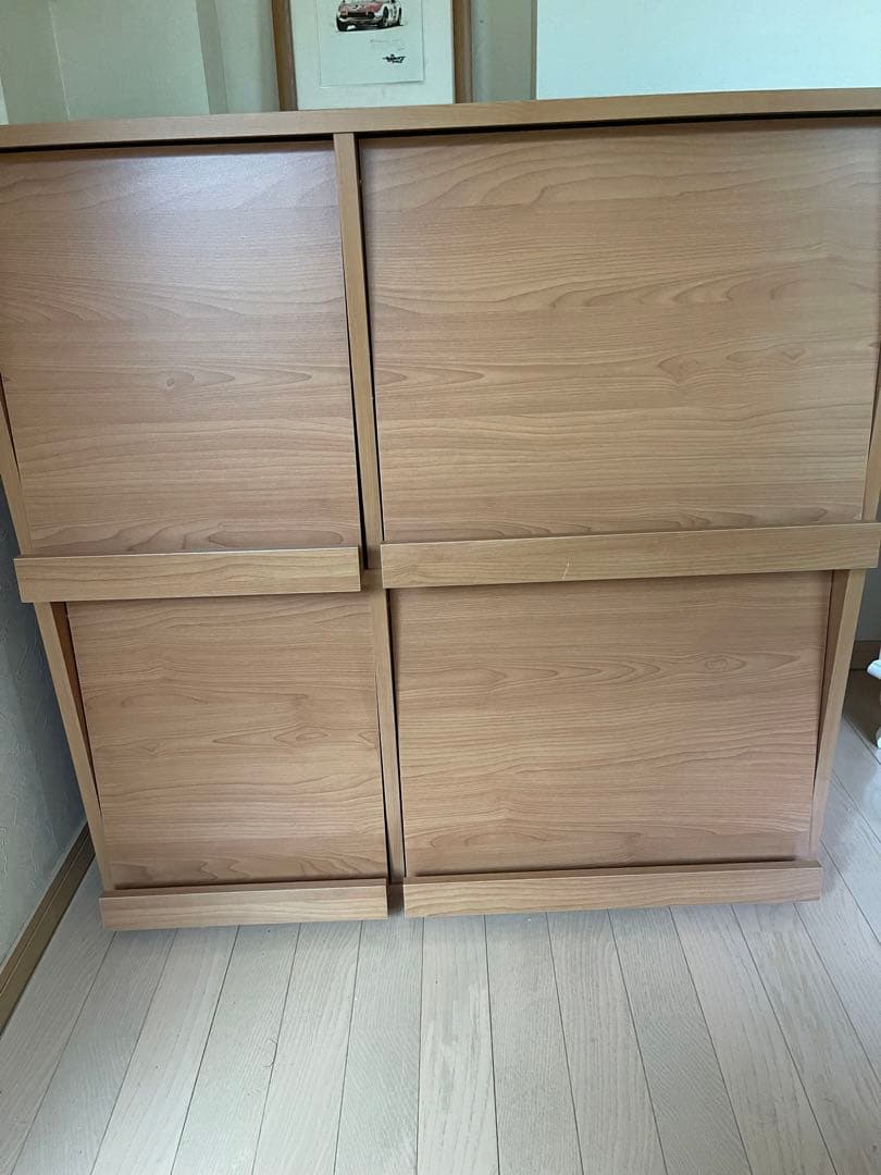 木製シェルフ　雑誌　レイアウト　ブラウン　Ⅱ